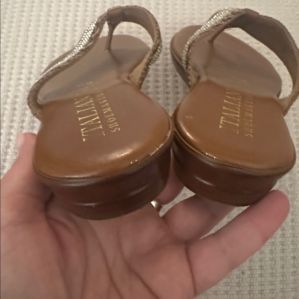 Italian Shoemakers Tan and Brown Sandals 6.5 - Picture 5 of 5
